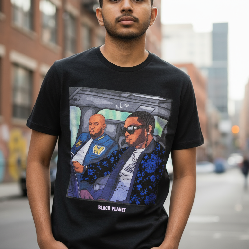 Black Planet Black Pop Smoke x Virgil T-Shirt U