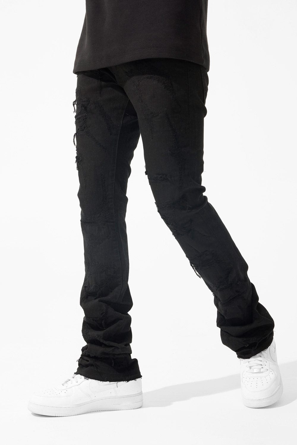 Jordan Craig Martin Stacked Santorini Denim -- Black U