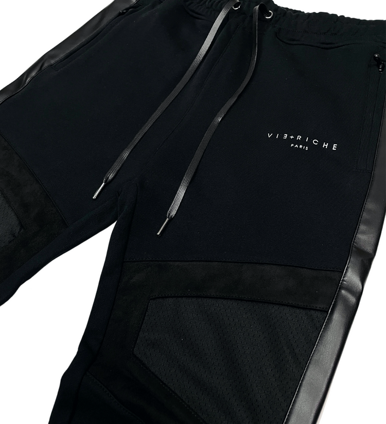 Vie Riche Triple Black SweatPants