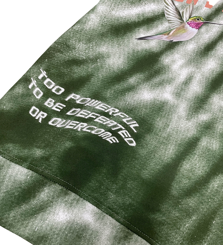 Vie Riche Invincible Tie Dye Humming Bird Crewneck U