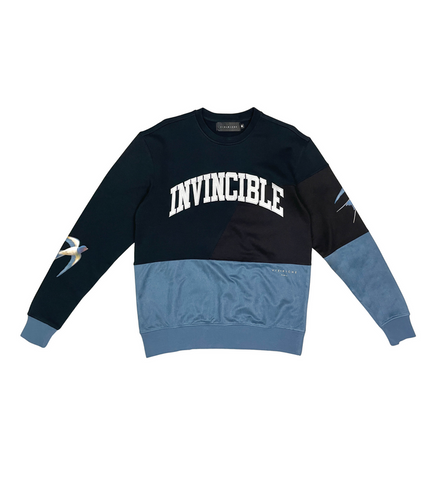 Vie Riche Invincible Slate Crewneck