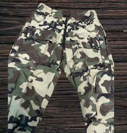 Hudson Military Camo Windbreaker Pants U