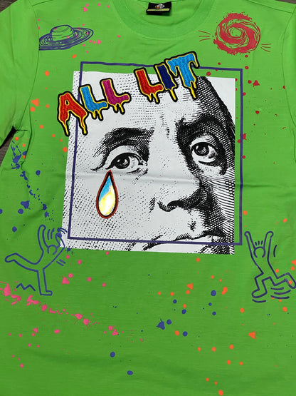 Create 2mrw All Lit Slim Fit Tee--Green U