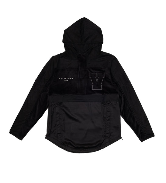 Vie Riche Black Varsity Pullover