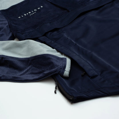 Vie Riche  Navy/Grey Varsity Pullover U