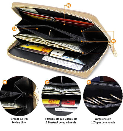 Everyday Long Wallet (Gold) U
