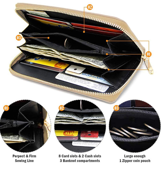 Everyday Long Wallet (Gold) U
