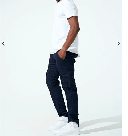 Jordan Craig Xavier Cargo Pants in Navy