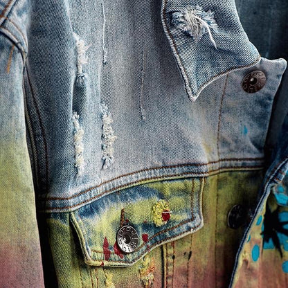 Iro Ochi Para Dice Denim Jacket U