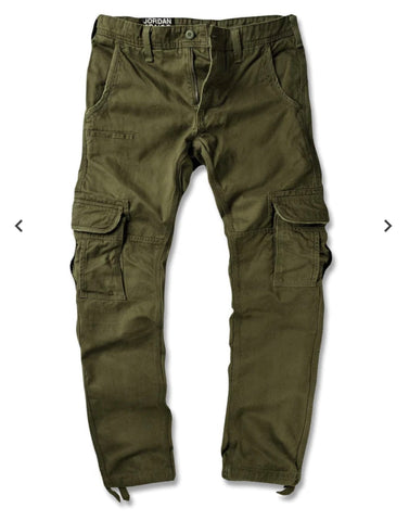 Jordan Craig Xavier Army Green Cargo Pants