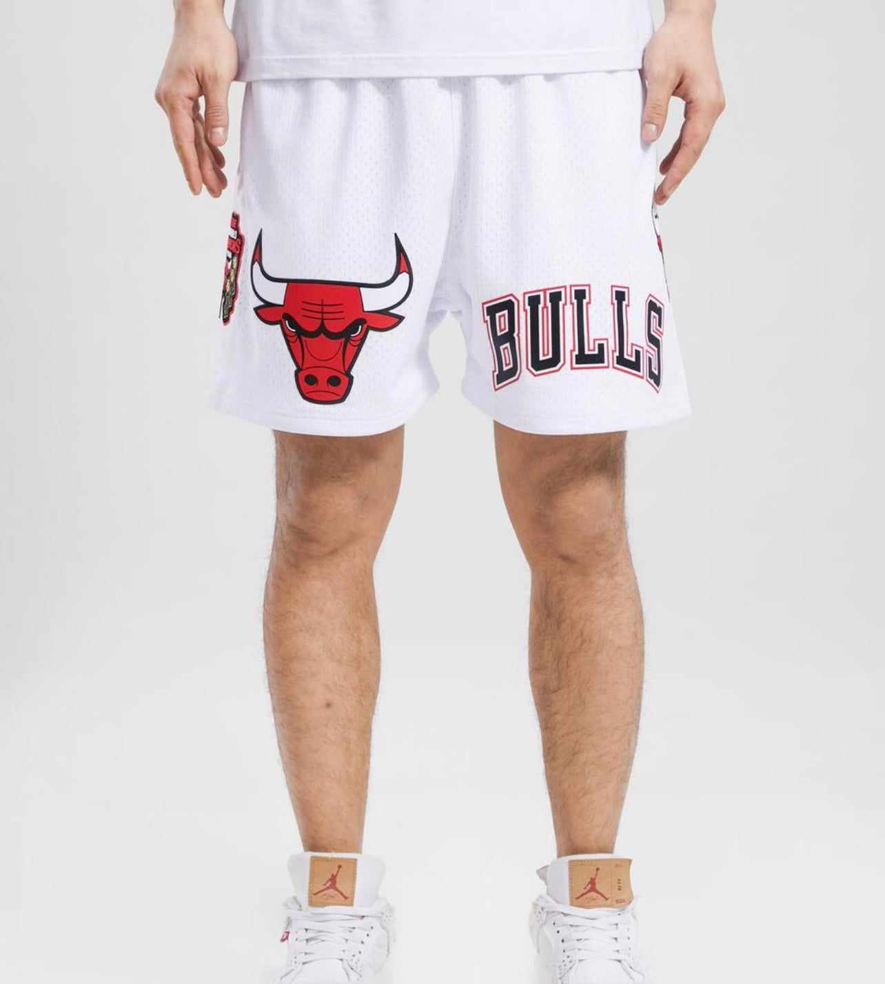 Pro Standard Chicago Bulls White Mesh Shorts U