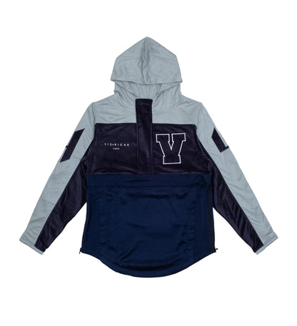 Vie Riche  Navy/Grey Varsity Pullover U