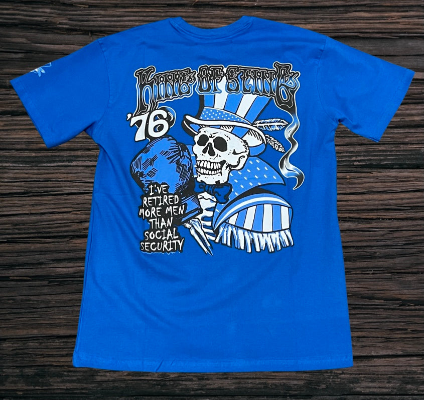 Hudson King Of Sting Royal Blue T-Shirt U