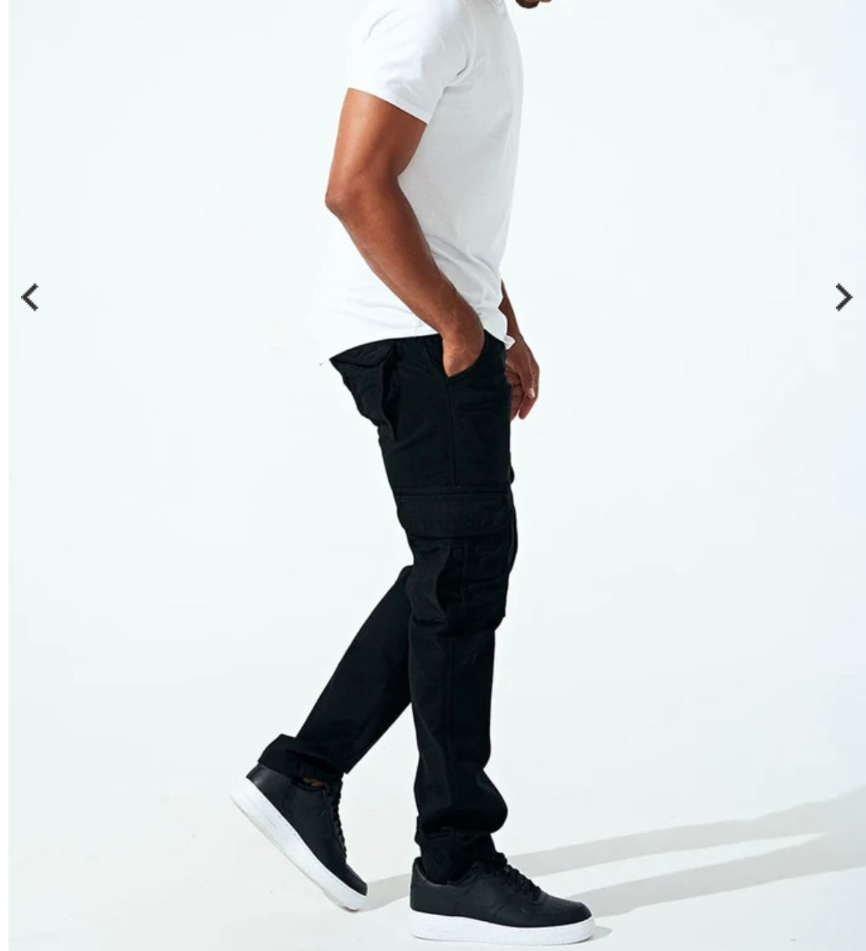 Jordan Craig Xavier Black Cargo Pants U