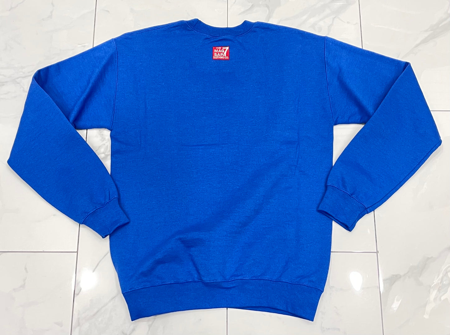 The Mag Seven Sapa Royal Blue Flossy Crewneck U
