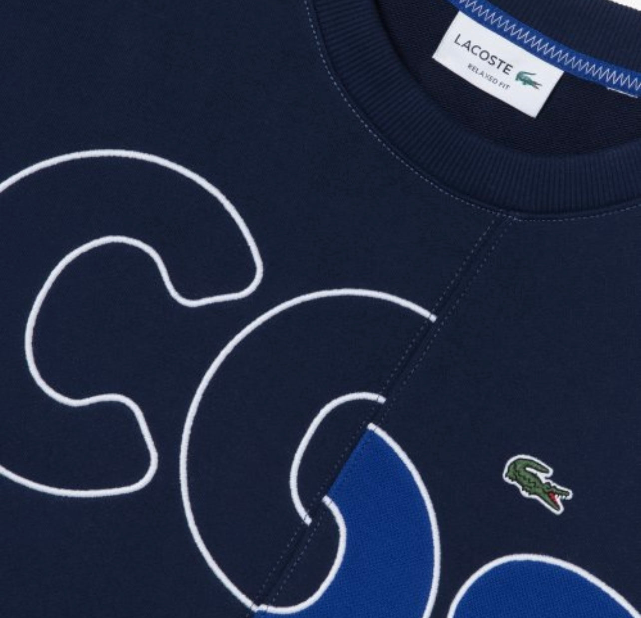Lacoste Embroidered Print Sweatshirt U