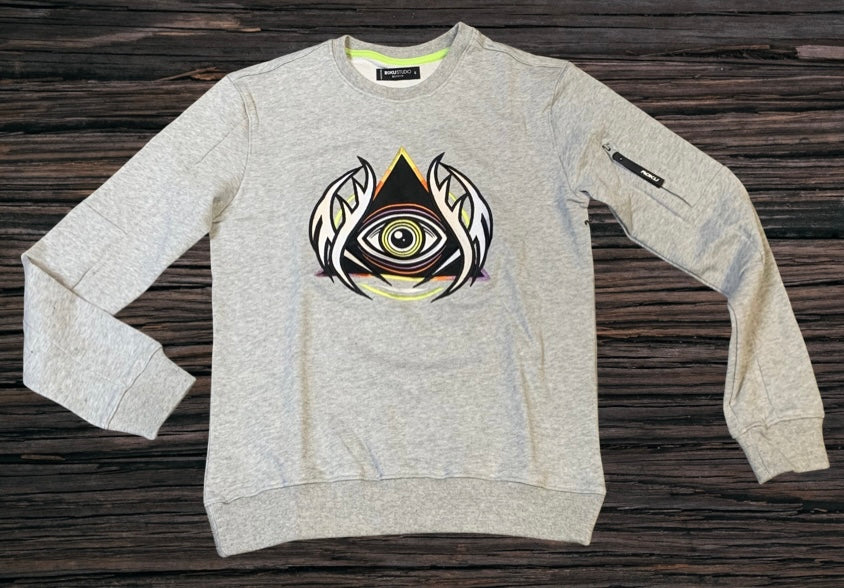 Roku All Seeing Tribal Eye Crewneck U