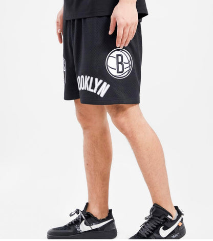 Pro Standard Brooklyn Nets Black Mesh Shorts U