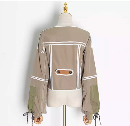 Women's Windbreaker Jacket w/Corset