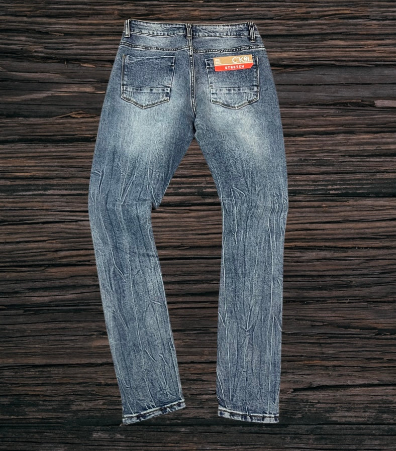 Ckel Dark Blue Denim Skinny Fit Stretch Jeans U
