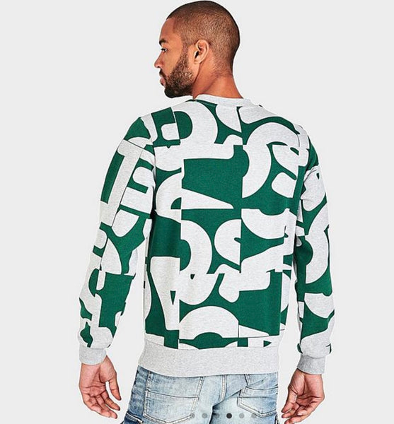 Lacoste Heritage Graphic Print (Grey/Green)