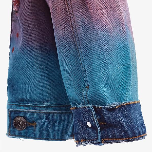 Iro Ochi Para Dice Denim Jacket