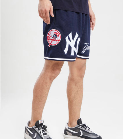 Pro Standard New York Yankees Navy Mesh Shorts