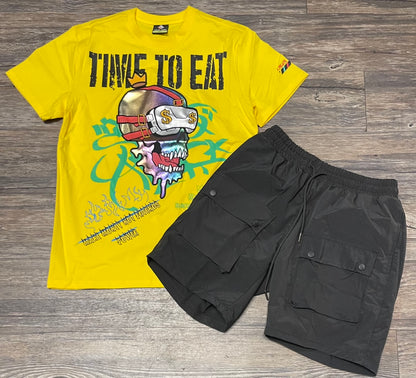Create 2mrw Time To Eat Tee--Yellow U