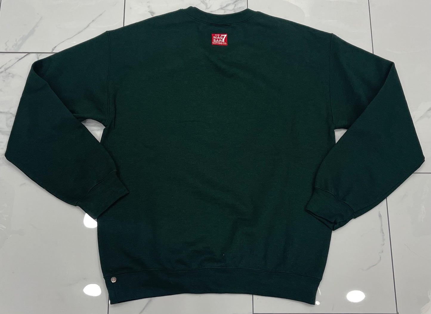 The Mag Seven Sapa Forest Green Flossy Crewneck U