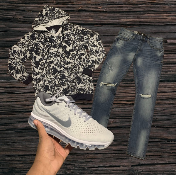 Straight Faded Lightweight Hoody