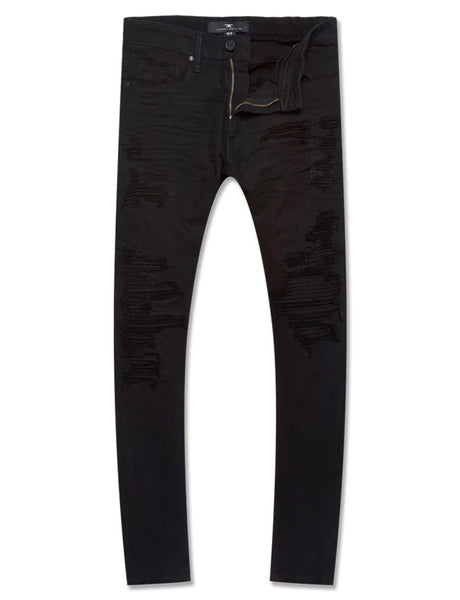 Jordan Craig Ross Fit Skinny Fit Jet Black Paradise Jeans