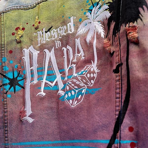 Iro Ochi Para Dice Denim Jacket U