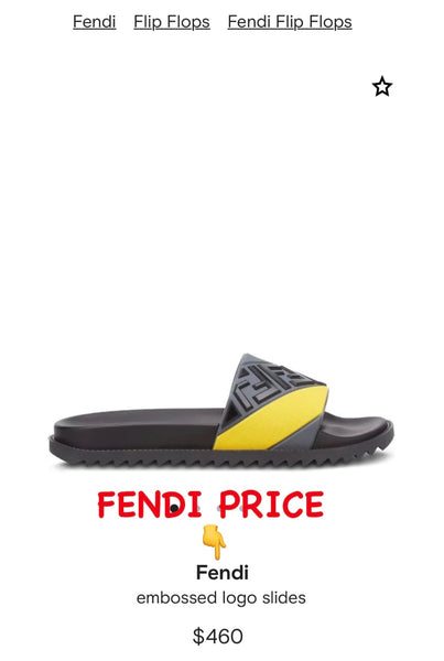 Fendi FF Motif Slides