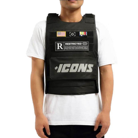 Hudson Icons Vest--Black