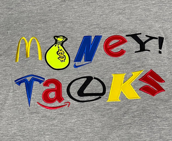 Vault “Money Talks” Embroidered Short Set U