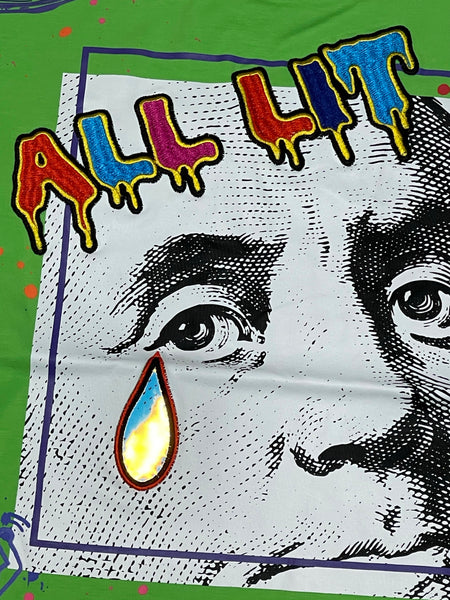 Create 2mrw All Lit Slim Fit Tee--Green U