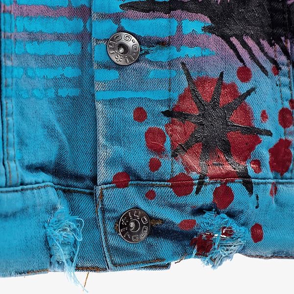 Iro Ochi Para Dice Denim Jacket