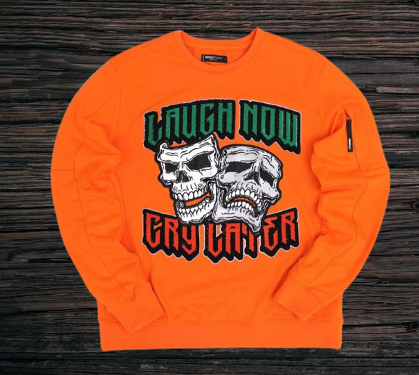 Roku Laugh Now Cry Later Crewneck U