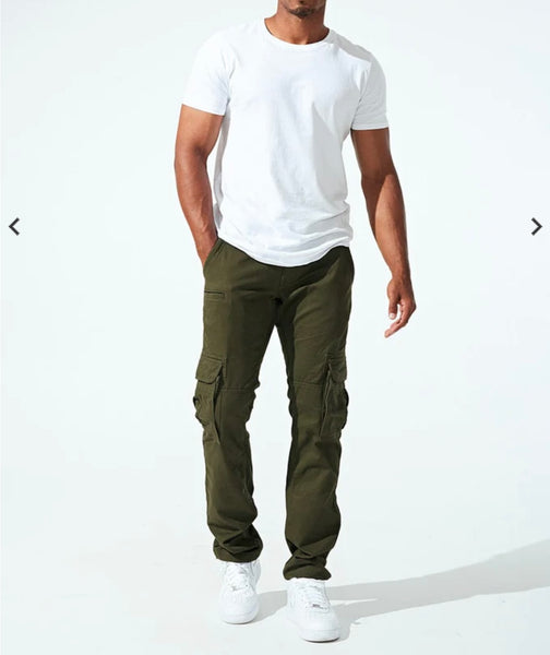 Jordan Craig Xavier Army Green Cargo Pants