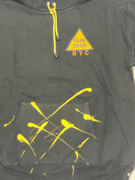 Flee Zone "Warning" Hoody --Read Description U