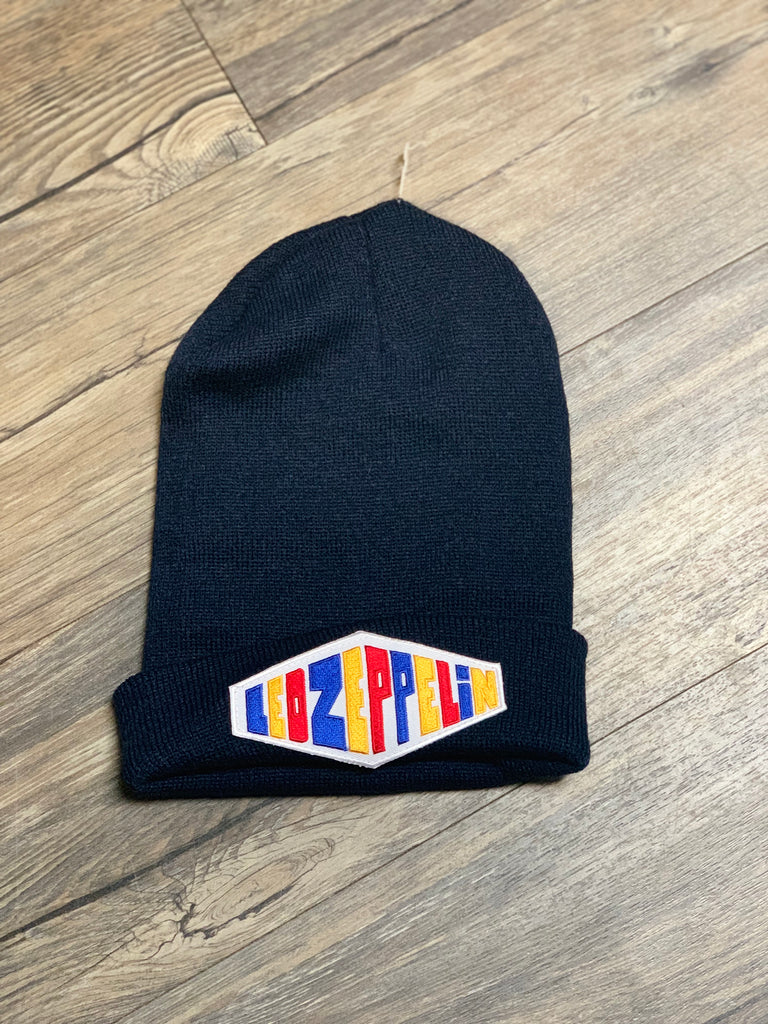 Navy Blue LED Zeppelin Skully