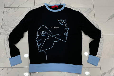 Vie Riche Line Art Crewneck