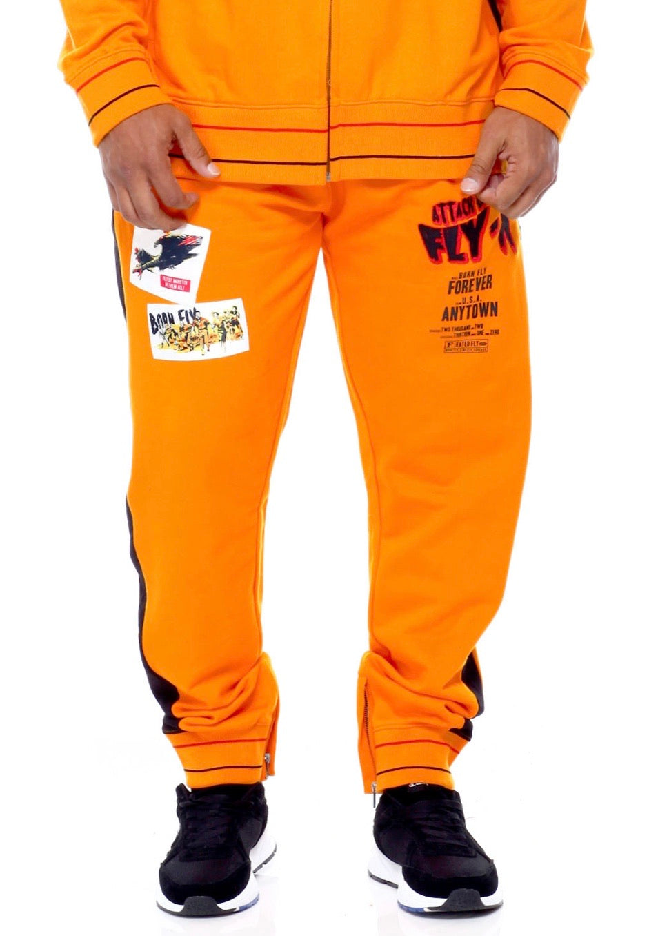 Born Fly Jigsaw Sweatpants U