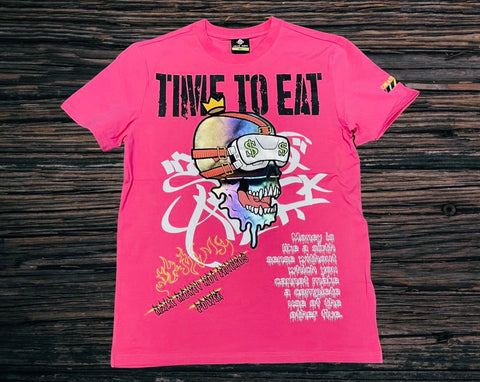 Create 2mrw Time To Eat Tee--Pink