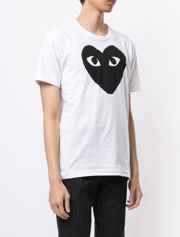 Comme des garçons Play  Logo Print T-Shirt (SLIM FIT — READ BELOW)