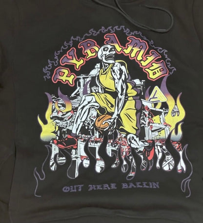 Black Pyramid “Out Here Ballin” Hoody U