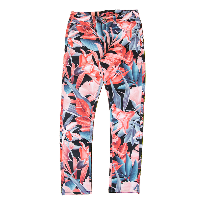 Vie Riche Amazon Floral Denim Pants