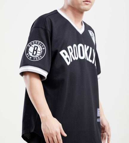 Pro Standard Brooklyn Nets Black Mesh Shirt