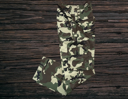 Hudson Military Camo Windbreaker Pants U