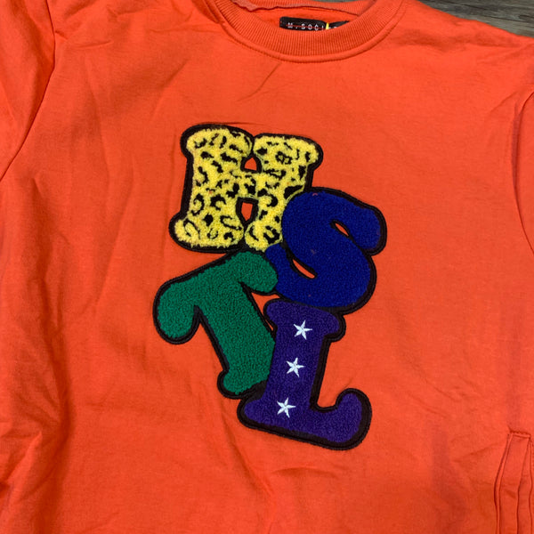 M. Society Orange Hustle Sweater